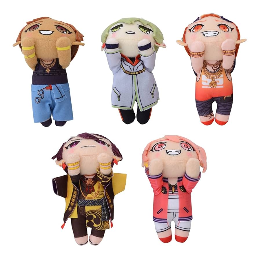 パラライ 悪漢奴等 寝そべり ぬいぐるみパラ ドックスライブ 5体セット Amazon.co.jp: ParadoxLive 寝そべり キーチェーンマスコット